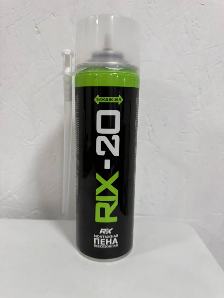 Пена монтажная RIX 20 всесезонная (450гр;12шт)