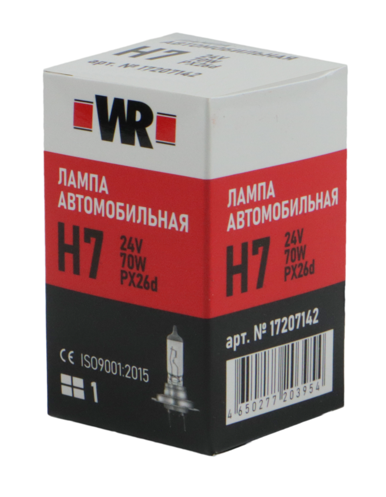 Лампа галогеновая Н7 24В WR