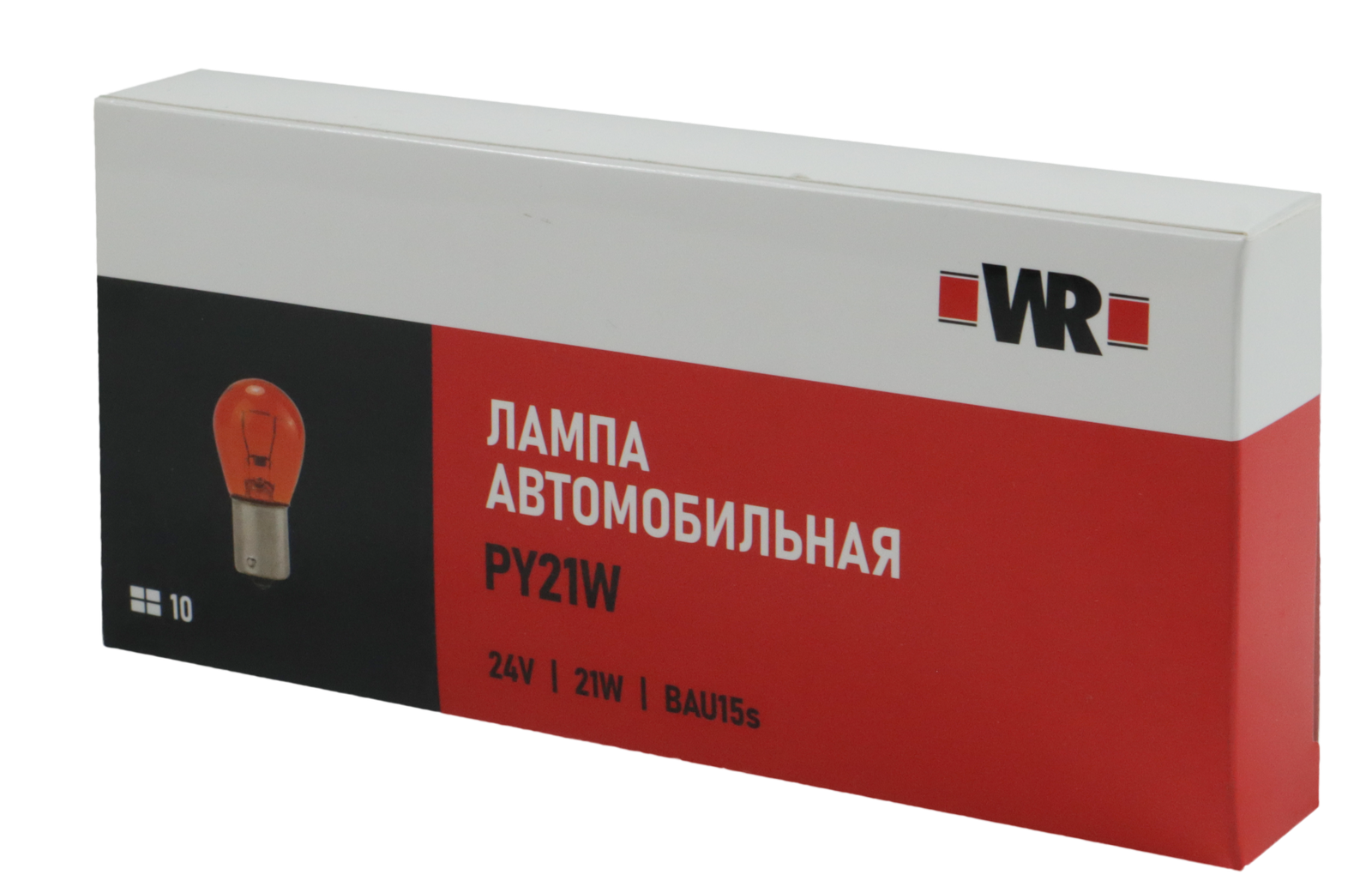 Лампа указателя поворота PY21W 24В WR
