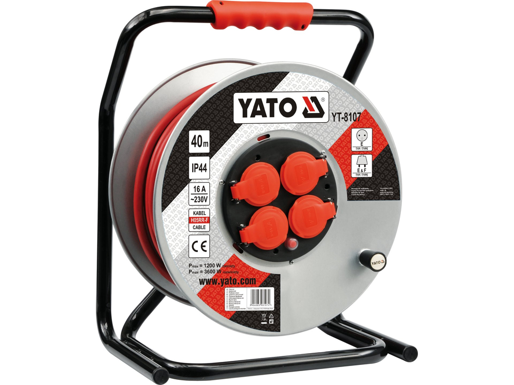 Сетевой удлинитель на катушке YATO