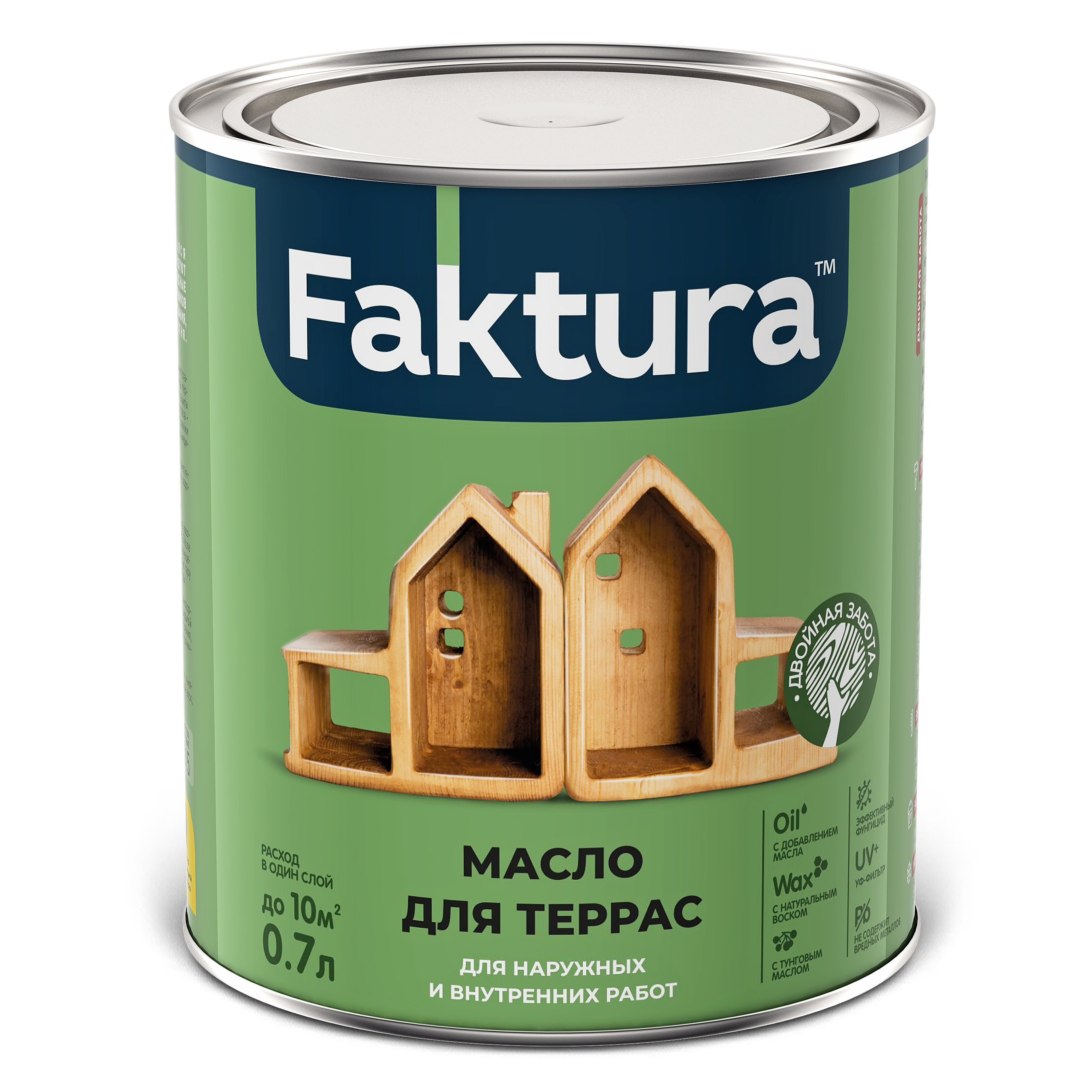 Масло FAKTURA для террас, банка 0,7 л (208647)