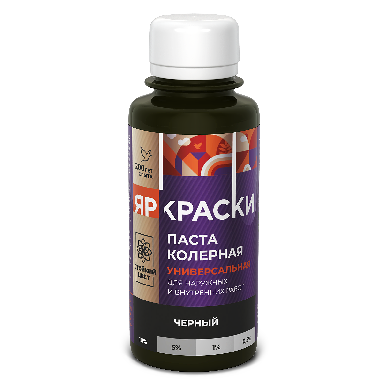 Паста колерная универсальная бирюзовый, бутылка 0,1 л (О04102)